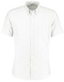 Overhemd Korte mouw Slim Fit Kustom Kit KK183 wit
